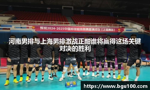 河南男排与上海男排激战正酣谁将赢得这场关键对决的胜利