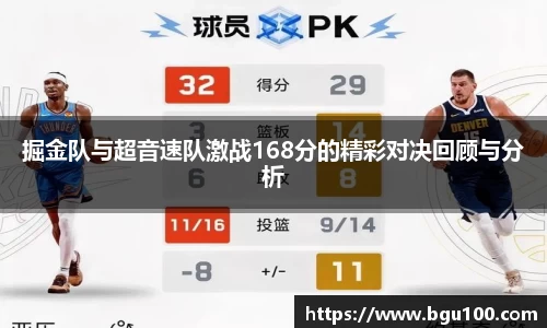 掘金队与超音速队激战168分的精彩对决回顾与分析